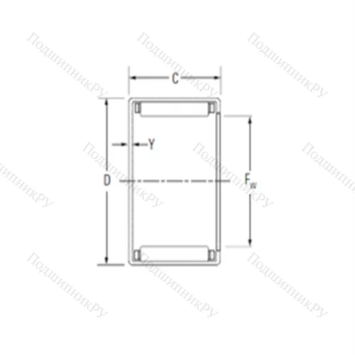 Подшипник игольчатый радиальный MJ-24161