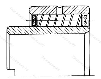 Модификация подшипника 8-15832 размер 160x290x124/170 от производителя  ГПЗ-1
