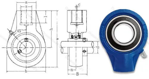 Подшипниковый узел UCHA 208 в Чите