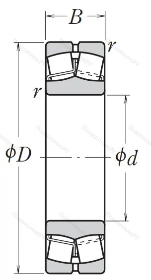 Сферический роликовый подшипник