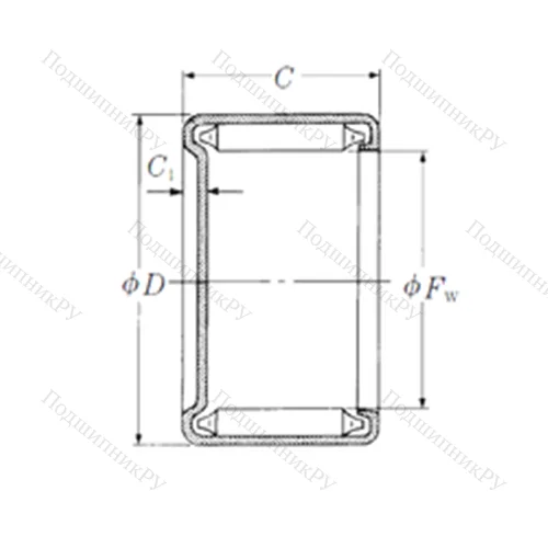 Подшипник игольчатый радиальный M-241