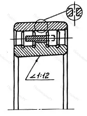 Модификация подшипника 4-3182115 размер 75x115x30