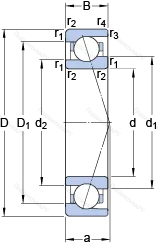 Подшипник 71900 ACE/HCP 4A