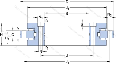 Подшипник NRT 580 A