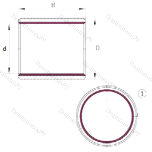 Подшипник скольжения EGB 3040-E 40
