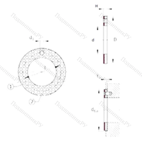 Подшипник скольжения EGW 32-E 50