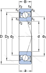 Подшипник S 7010 ACE/HCP 4BVG 275