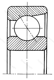 Подшипник B 7008E.P 5 
