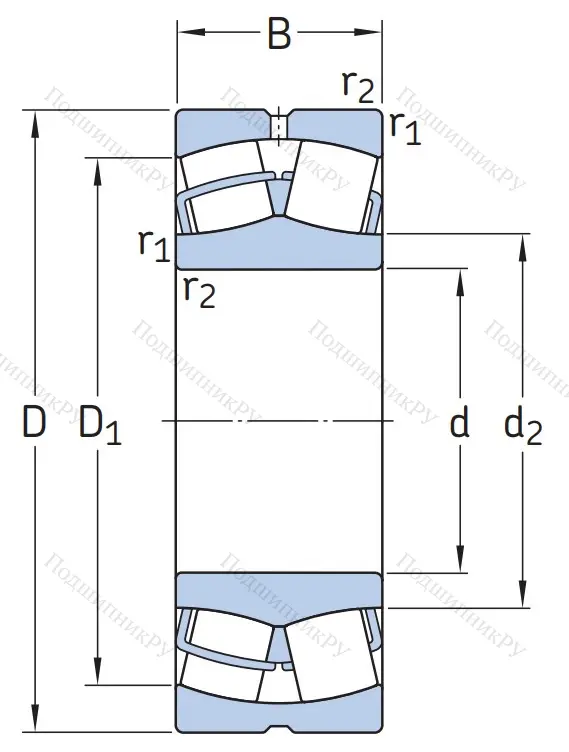 Сферический роликовый подшипник