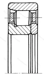 Подшипник  142320 размер 100x215x47 от производителя  ГПЗ-3