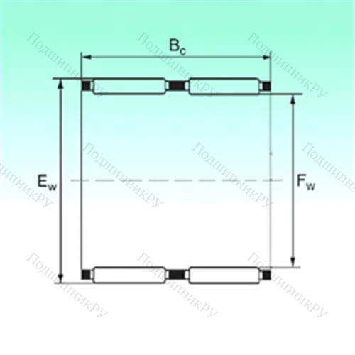 Подшипник игольчатый радиальный K 30x35x26 - ZW
