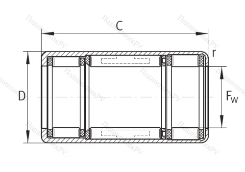 Подшипник обгонной муфты обгонная муфта HFL 2530 L 564 в Чите