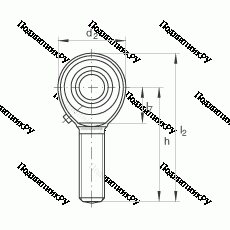 Подшипник GAKR 18-PB