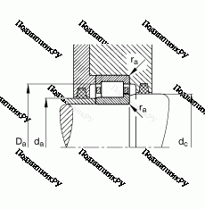 Подшипник NJ 2230-E-M 1